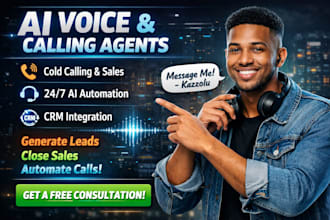 build ai voice agents, ai calling agents,  ai sales agent, ai automation systems