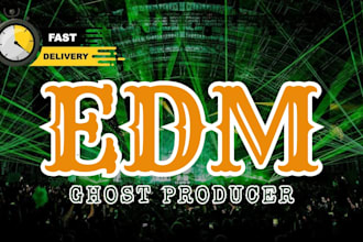 produce edm song with vocals rap or full music production