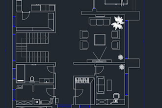create interior floor plans and custom furniture design layouts