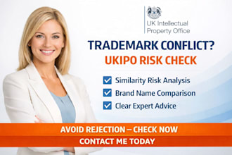 uk trademark conflict check ukipo similarity risk