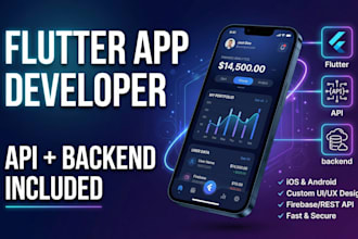 build a flutter mobile app with API integration