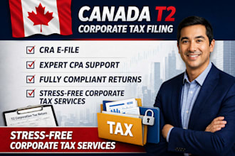 file canadian business taxes t2, gst and hst for small business