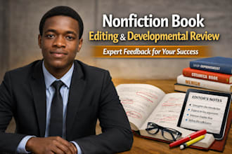 edit your nonfiction book or memoir with developmental feedback