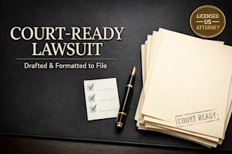 draft a court ready civil lawsuit for your case