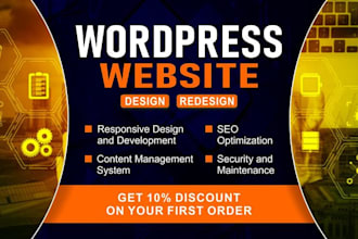 build a professional wordpress website, website design, elementor, business webs