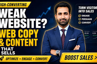 audit and optimize saas website copy for homepage and landing page