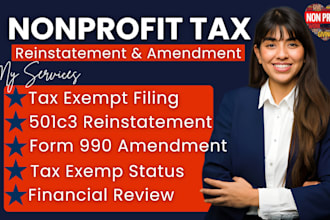 reinstate 501c3 tax exempt status, form 990 amendment, nonprofit bookkeeping tax