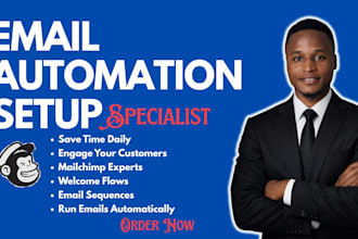 create welcome email and basic email automation in mailchimp