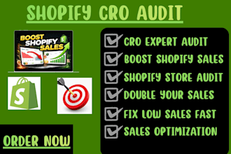 do shopify audit shopify store audit shopify cro conversion rate for your store