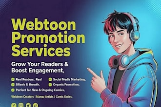 do webtoon promotion webomic, tapas comic promotion