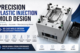 design precision plastic injection molds for manufacturing