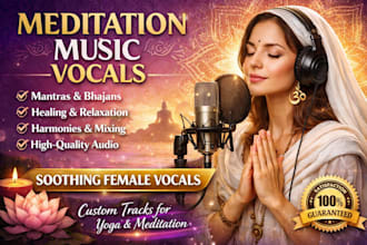 sing  meditation mantra, bhajan, lofi, relaxing music, chants for meditation