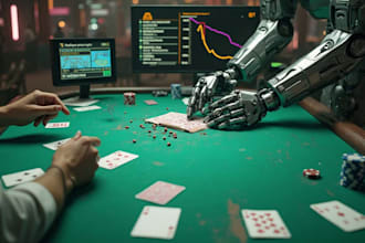 create an advanced ai poker bot for texas howdem with antidetection