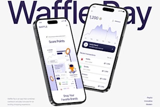 design secure and modern fintech mobile app UI UX in figma