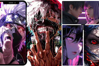 create custom anime wallpaper, anime background, aesthetic anime art vtuber
