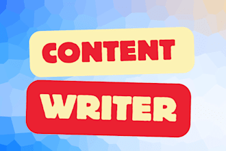 write content or article for a real site with researching