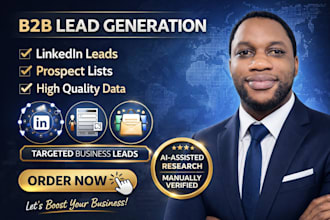 build targeted b2b lead lists with linkedin research