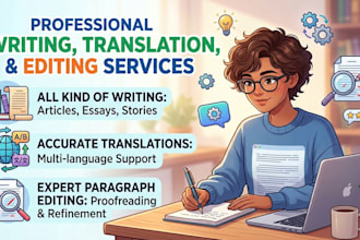 do professional writing and translating