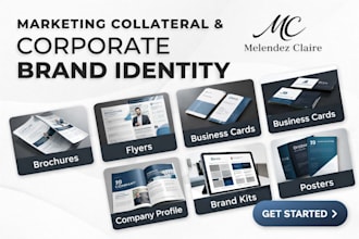 design professional marketing collateral and corporate brand identity