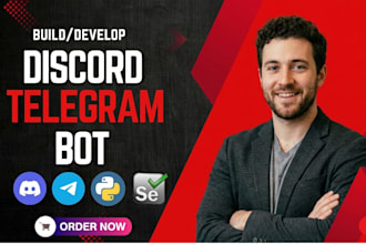 build discord python bot web scraper automation telegram ai