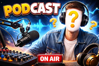 make a thumbnail related to podcast