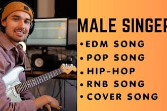 male pop singer edm singer male edm singer and vocalist, session singer custom