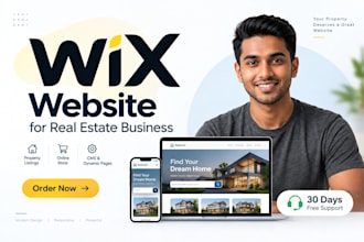 build wix real estate website, wix website development for your real estate