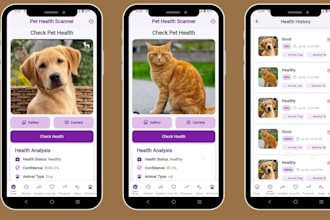 develop a pet care, pet grooming, and pet store app with live location tracking