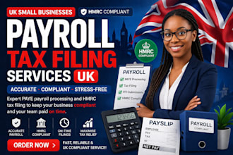 complete payroll tax filing services UK small businesses paye hmrc compliance