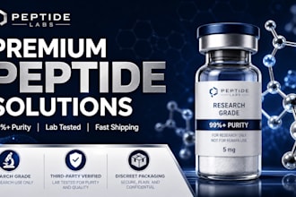 build peptide woocommerce website, peptide website, supplement website, peptide