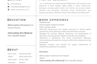 design professional CV and resume