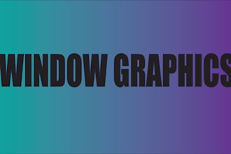 create custom window graphics and storefront design