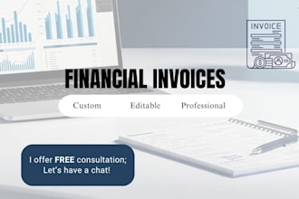make professional invoices for you
