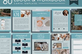 design a professional, modern and attractive ebook layout design