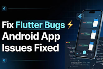fix flutter app bugs crashes and errors quickly