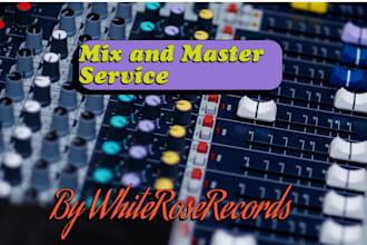 do mix and mastering, sound engineering and vocal engineering services