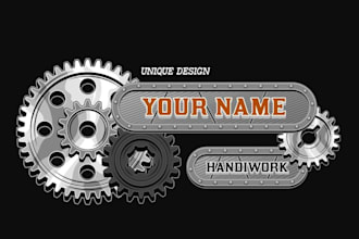 create awesome steampunk and vintage logo
