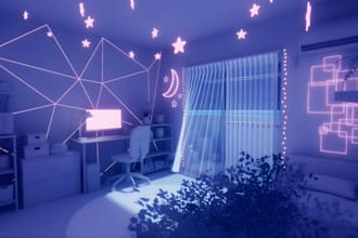 build custom vrchat world, spatial io, metaverse, open world game,vr environment
