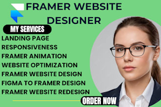 design redesign fix and optimize your framer website plus tutorials