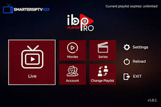 create best m3u playlist for your app, ibo player, smarters, hot player monthly
