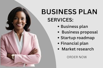 write business plan financial plan pitch deck