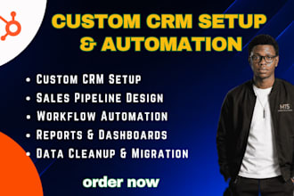 setup hubspot CRM pipeline contact properties lifecycle stages lists automation