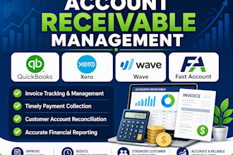 manage accounts receivables and ensure payments on time