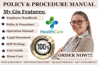 write unique home care policy and procedures manual ndis employee handbook
