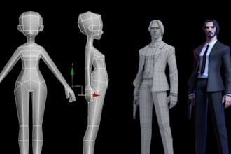 do expert 3d modeling, texturing, and realistic rendering