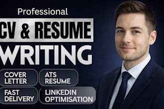 design, write, upgrade your resume, cv, cover letter, resume formatting