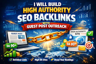build powerful SEO backlinks through guest post outreach