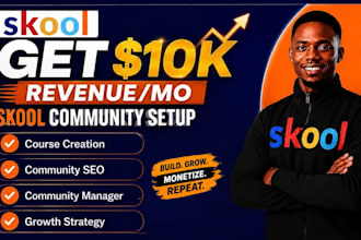skool community setup skool online community setup skool community skool manager