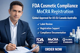 fda cosmetic compliance mocra registration and global approval