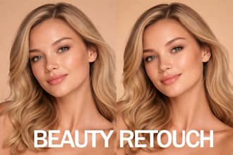 professional beauty retouch and high end skin retouch